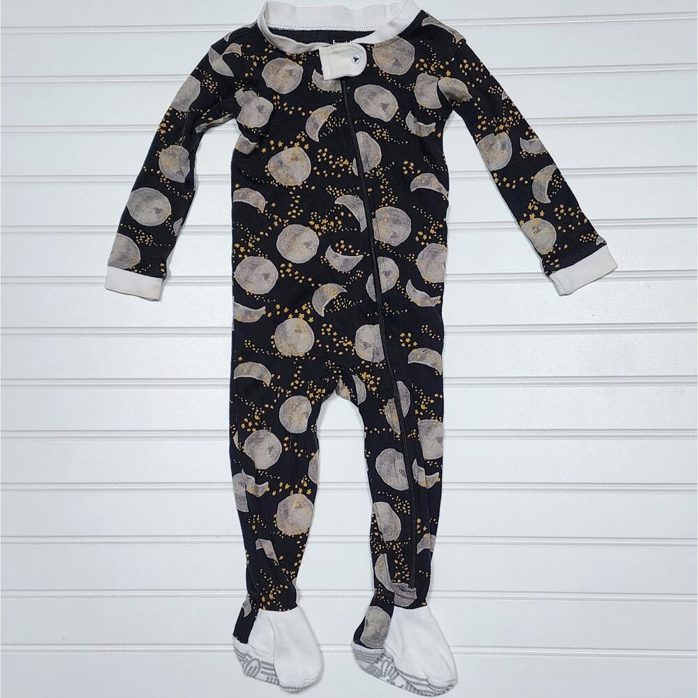 Burts Bees Moon & Stars Sleeper/Pajamas - Picture 1 of 7